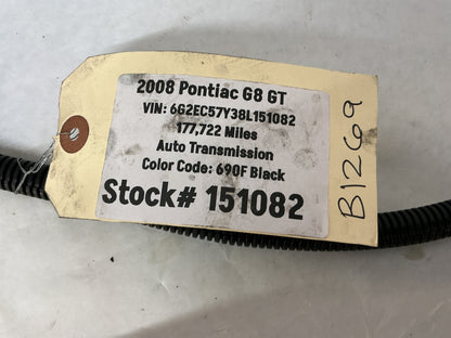 2008 Pontiac G8 GT Positive Negative Battery Cable Starter Wire Wiring Harness OEM