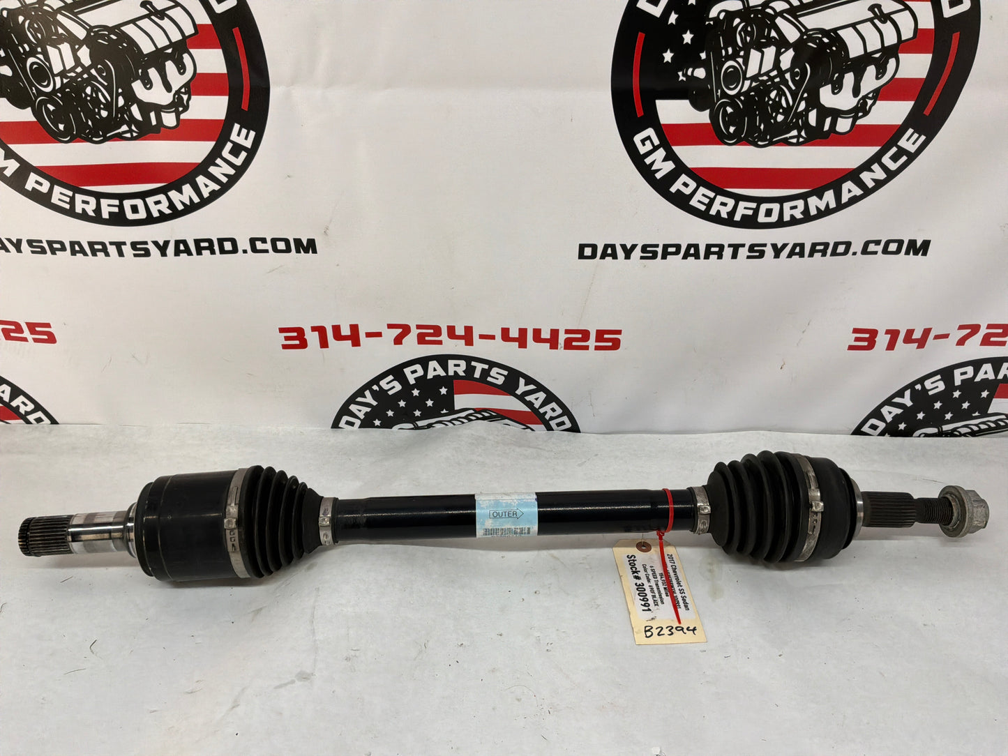2017 Chevy SS Sedan RH Passenger Rear CV Axle Half Shaft OEM