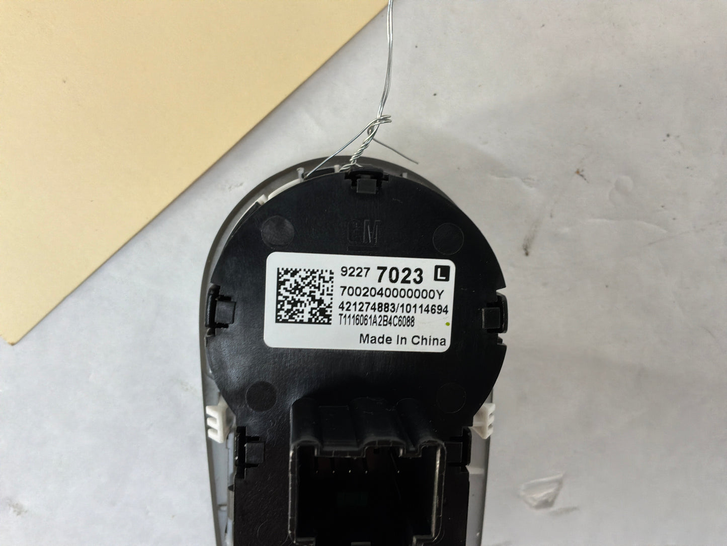 2017 Chevy SS Sedan Head Light Lamp Control Switch Button OEM