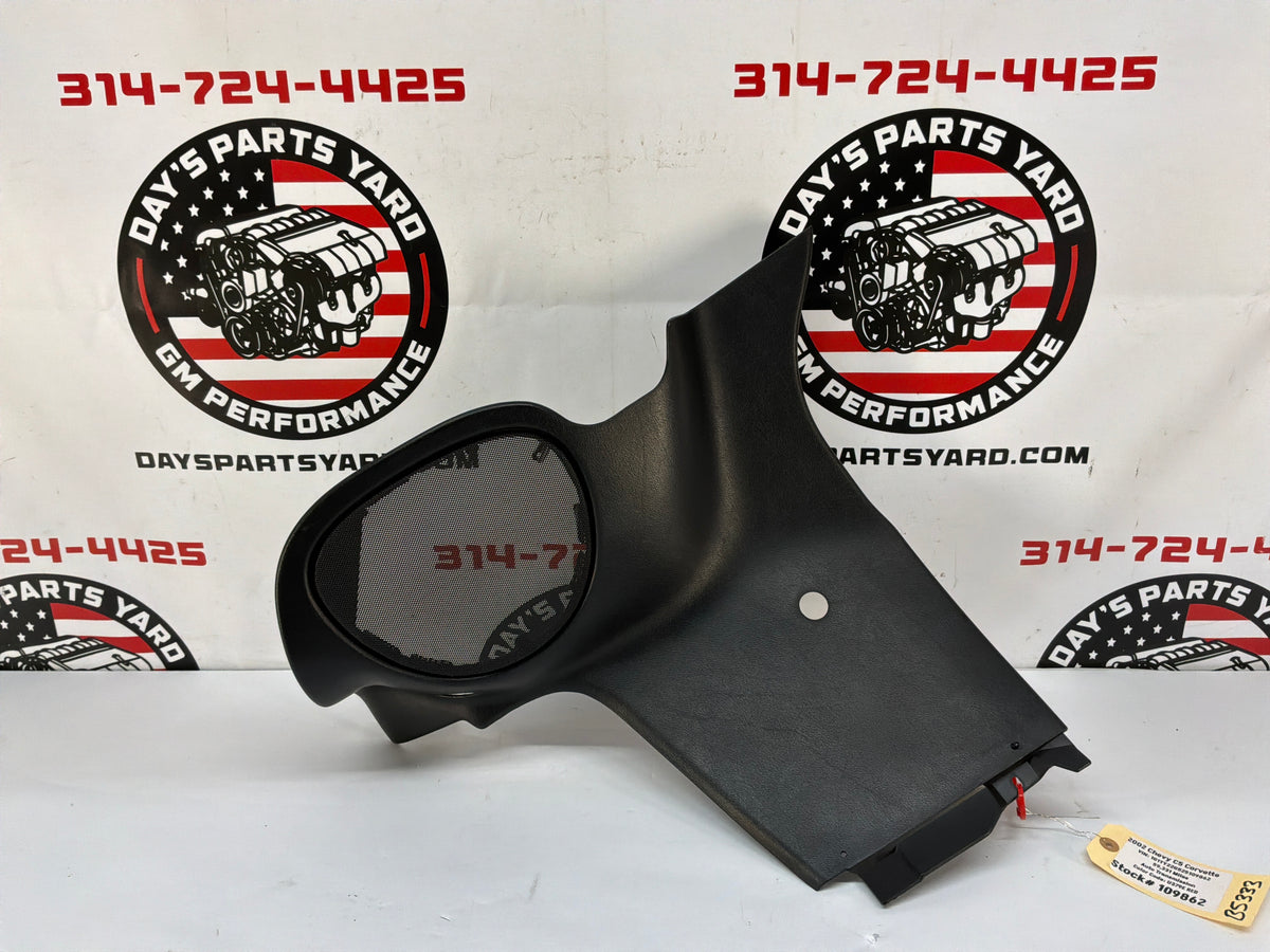 2002 Chevy C5 Corvette RH Passenger Interior Quarter Speaker Cover Panel Trim OEM