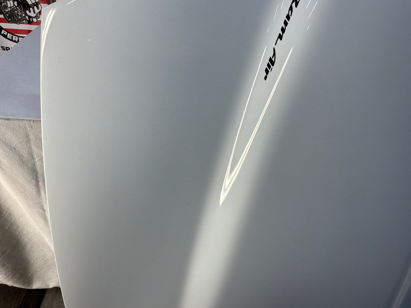 1999 Pontiac Trans Am WS6 Ram Air Hood Assembly White OEM