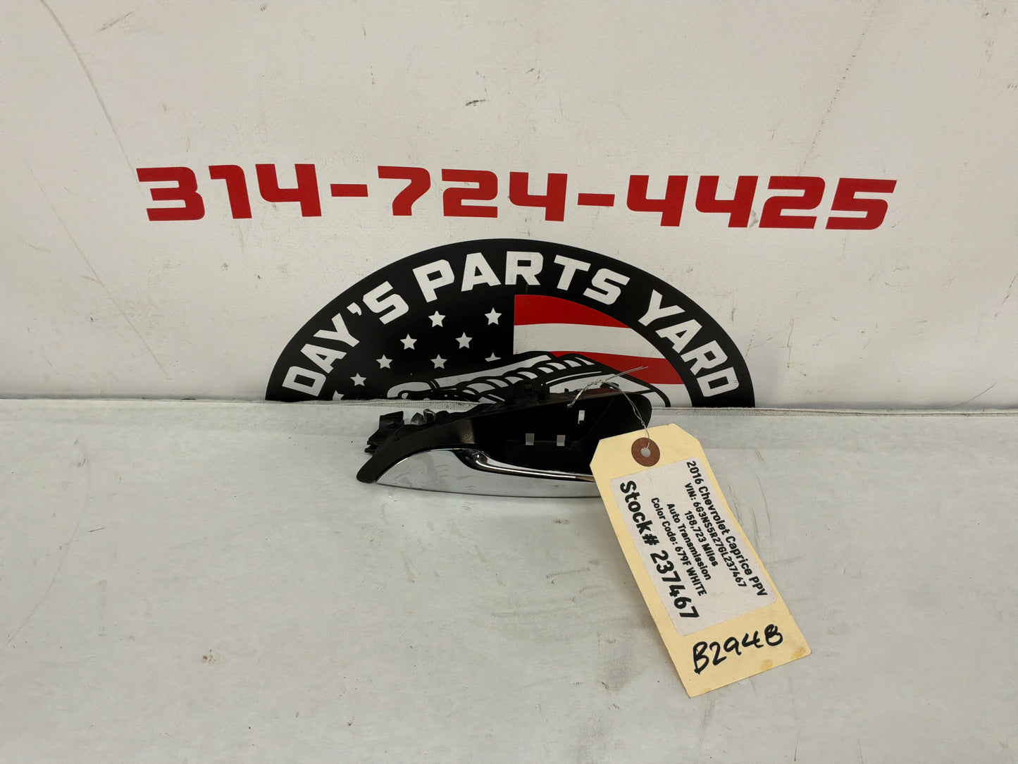 2016 Chevy Caprice PPV LH Driver Front Interior Door Handle OEM