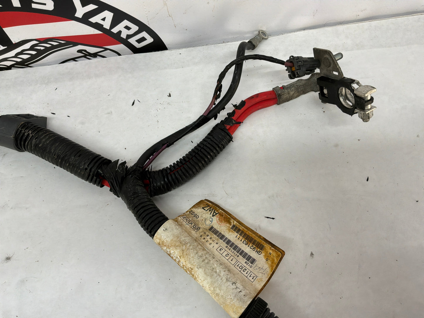 2005 Pontiac GTO Starter Alternator Positive Negative Battery Cable Wire Wiring Harness OEM