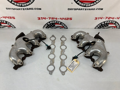 2007 C6 Corvette Convertible RH & LH Exhaust Manifolds OEM