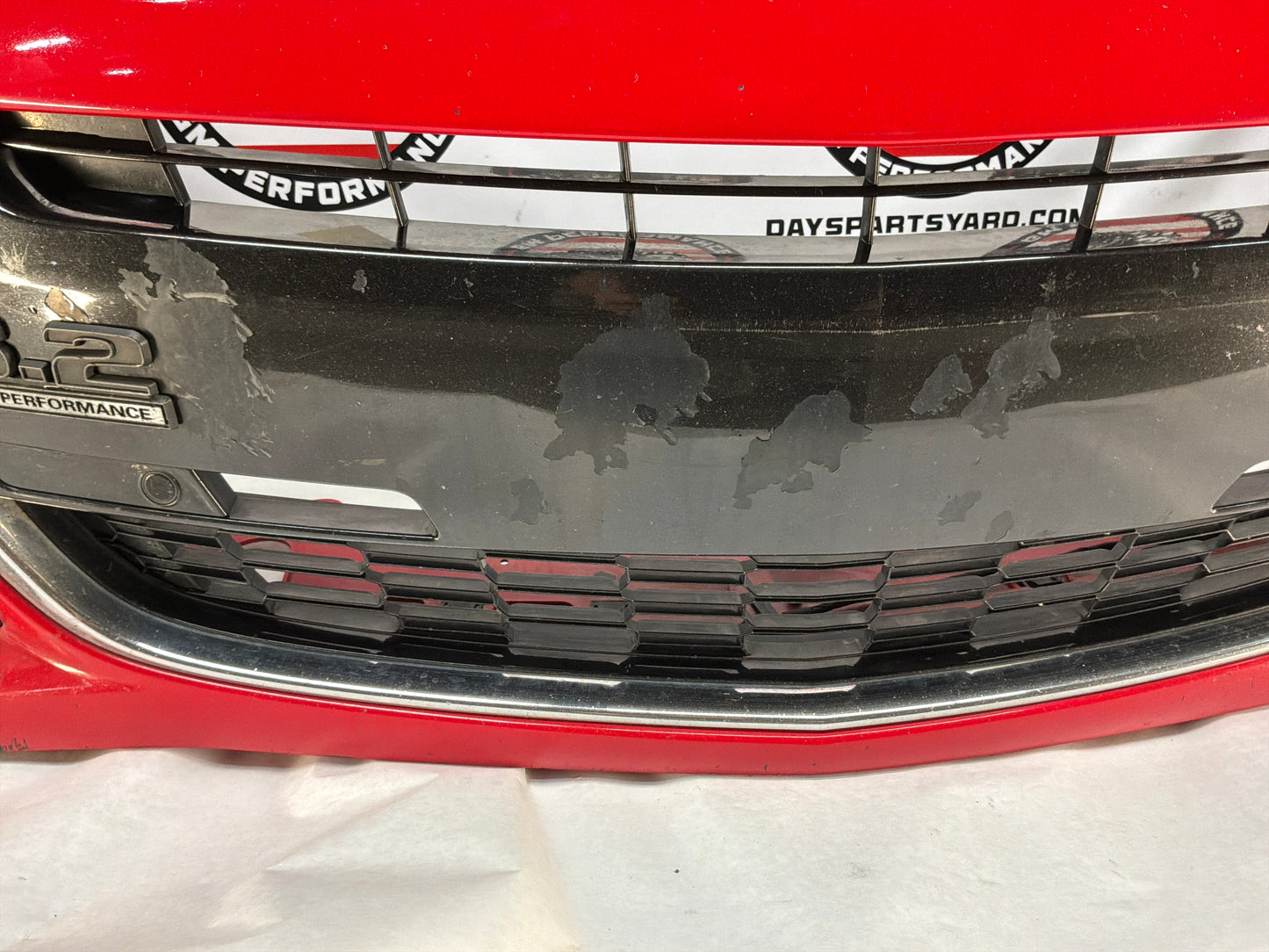 2014 Chevy SS Sedan Complete Front Bumper Fascia Cover Red OEM