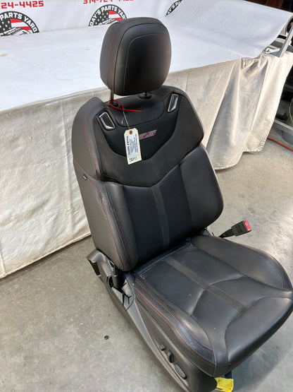 2017 Chevy SS Sedan RH Passenger Front Seat Black Leather Alcantara Suede OEM