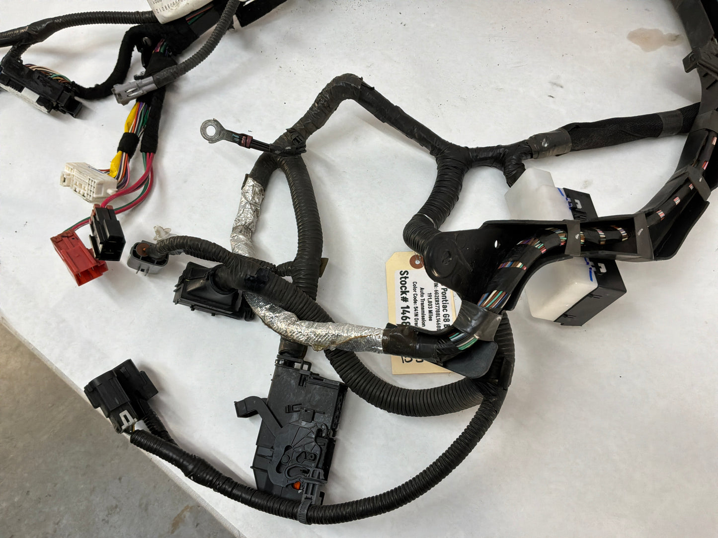 2008 Pontiac G8 Base Firewall Engine Bay Head Light Lamp Wire Wiring Harness OEM