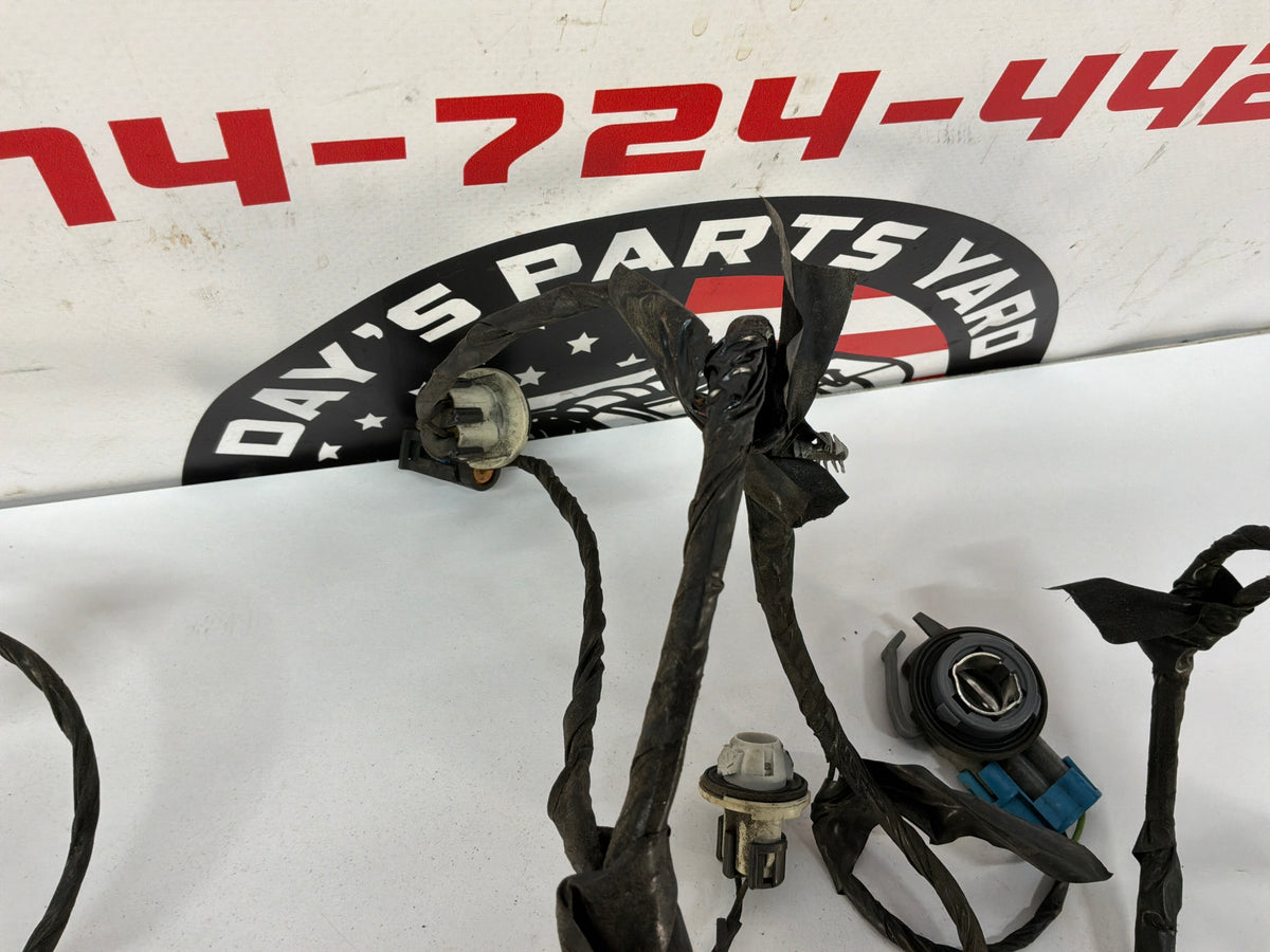 2002 Chevy Corvette Convertible Rear Bumper Tail Light Lamp Wire Wiring Harness OEM