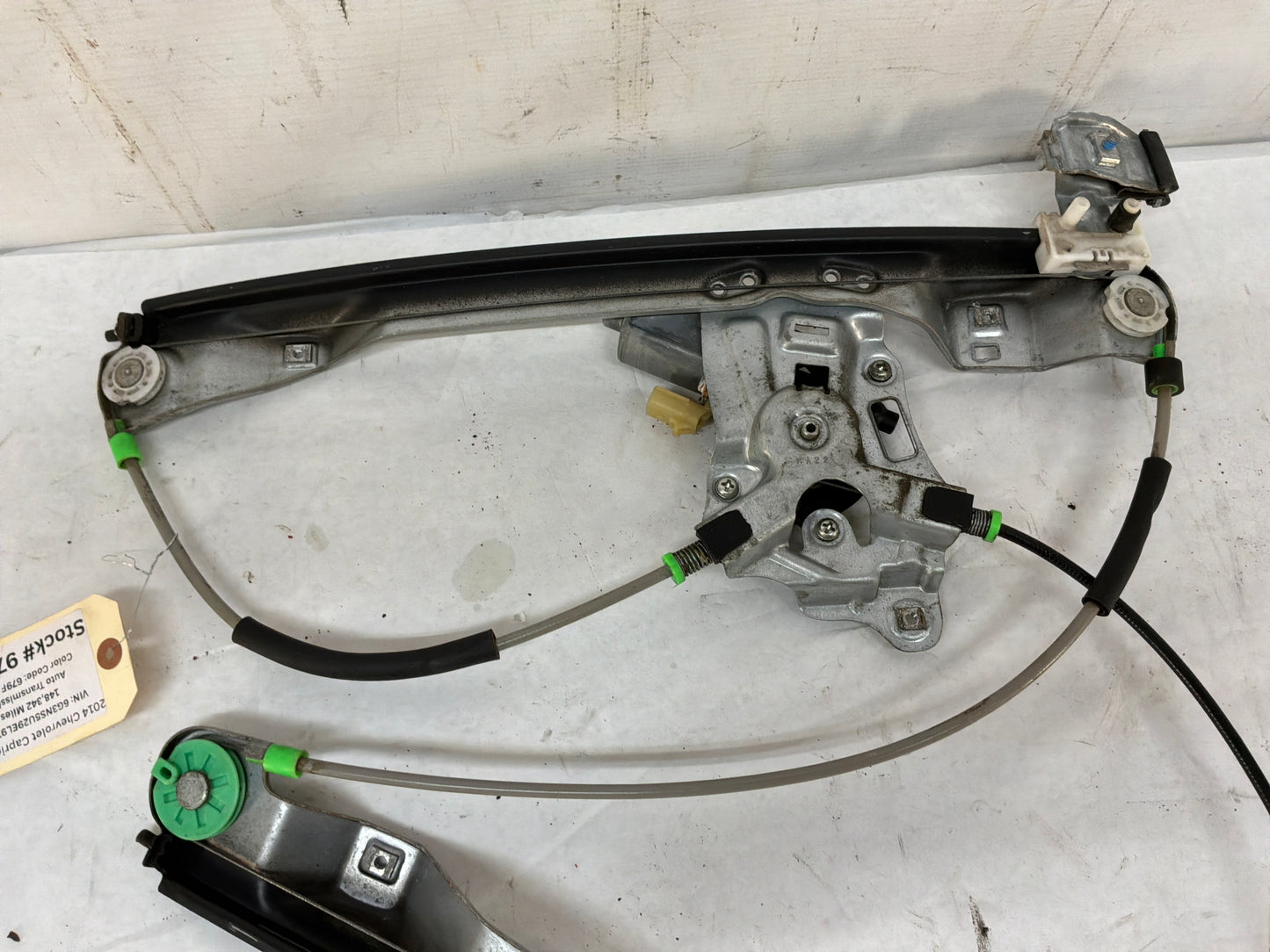 2014 Chevy Caprice PPV LH Driver Front Window Regulator Motor OEM