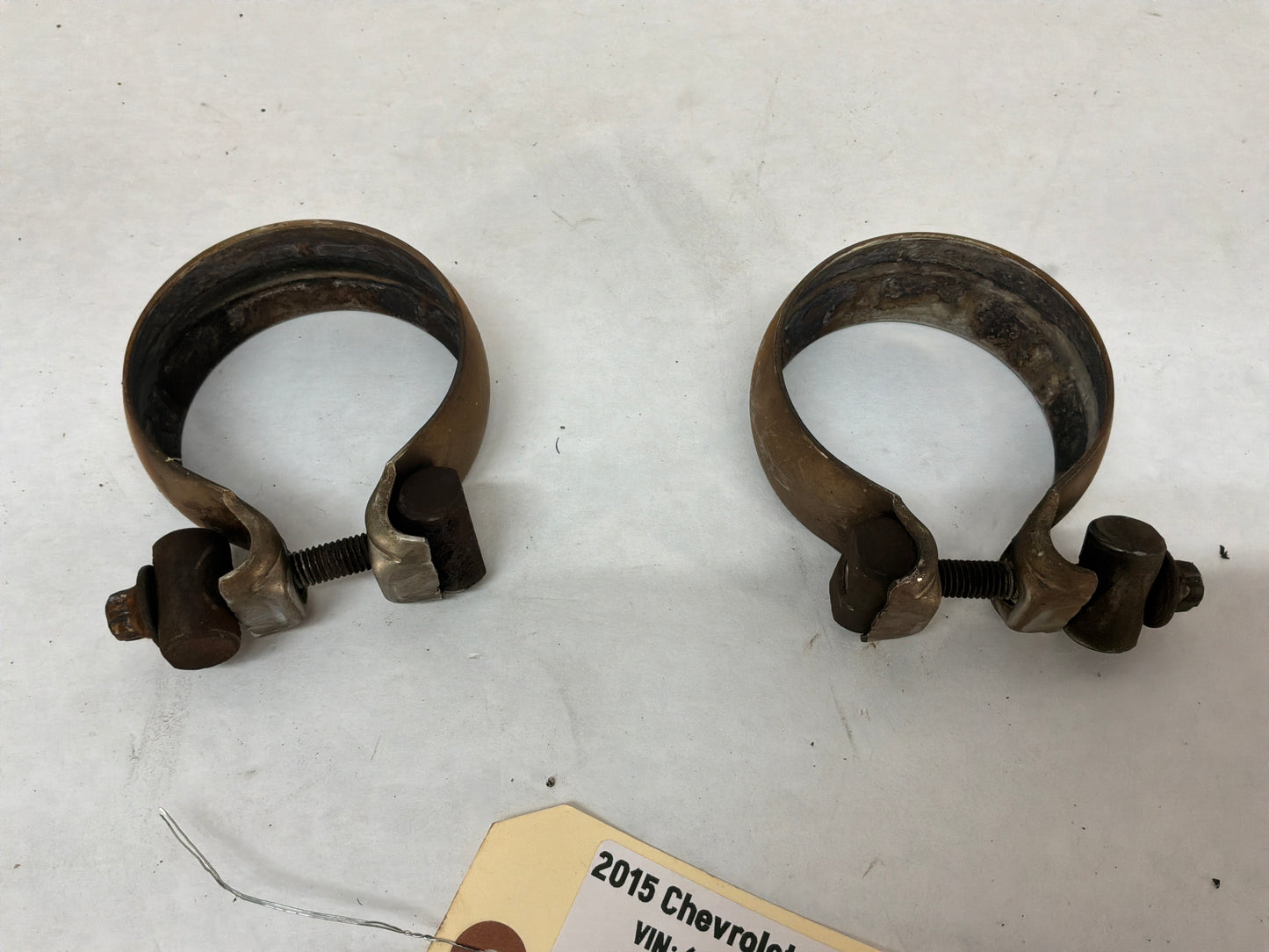 2014 Chevy SS Sedan Factory Exhaust Muffler Clamps OEM