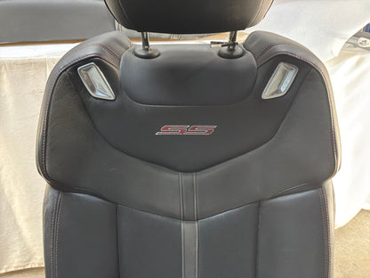 2015 Chevrolet SS Sedan Front and Rear Black Leather Seats OEM