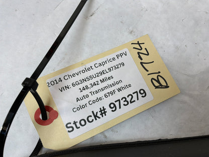 2014 Chevy Caprice PPV LH Driver Rear Door Panel OEM