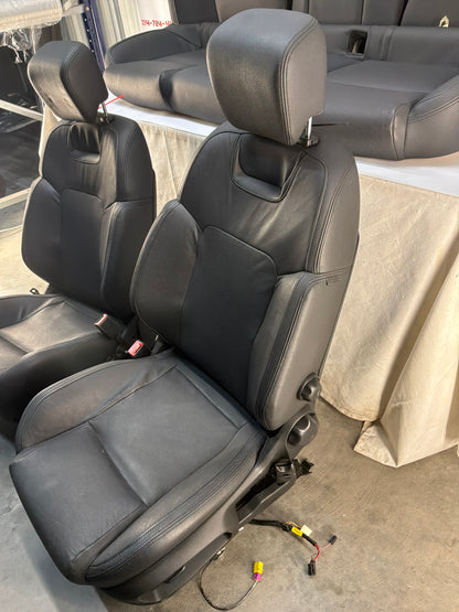 2008 Pontiac G8 GT Seats Fronts and Rears Black Leather OEM