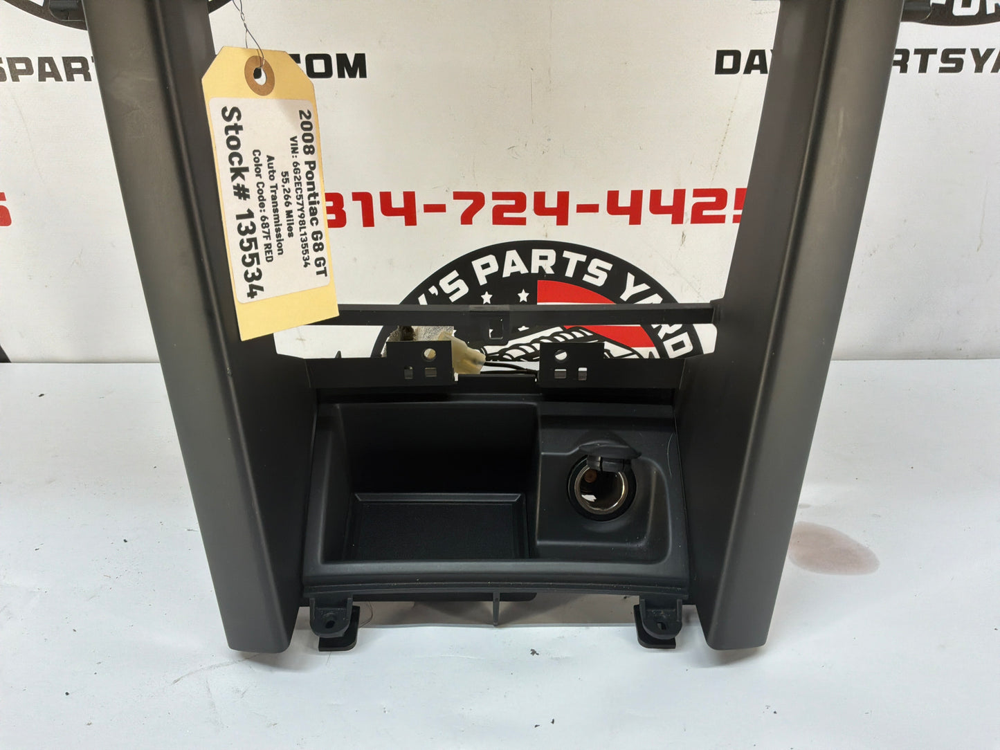 2008 Pontiac G8 GT Center Dash Radio Bezel Trim Molding Panel Speaker Grille OEM