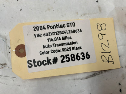 2004 Pontiac GTO Automatic Transmission Shifter Linkage Rod OEM