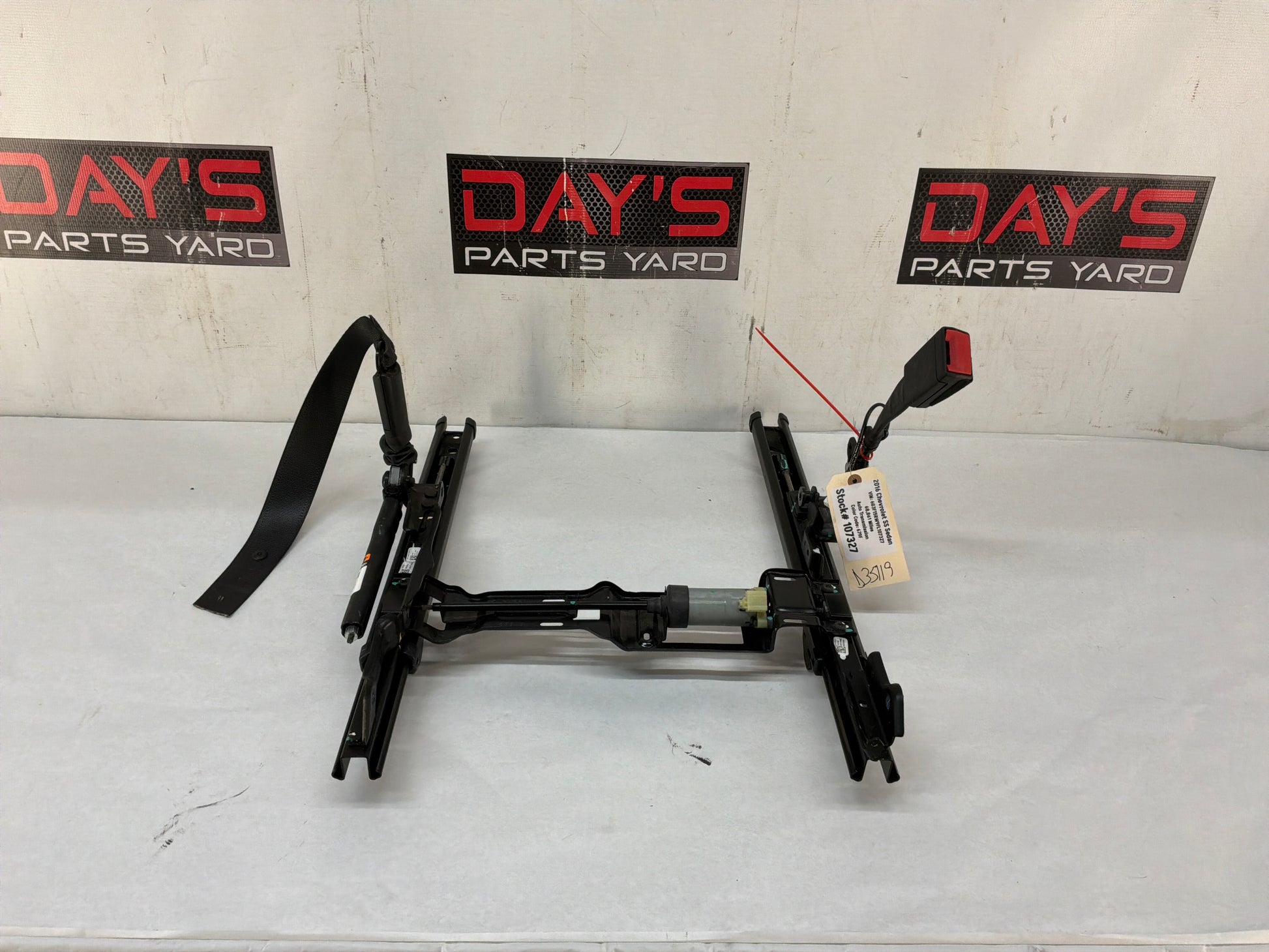 2015 Chevy SS Sedan LH Driver Front Seat Lower Track OEM - Day's Parts Yard