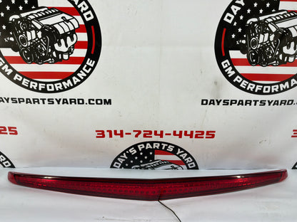 2009 Cadillac CTS-V Trunk Deck Lid 3rd Third High Mount Brake Tail Light Lamp OEM