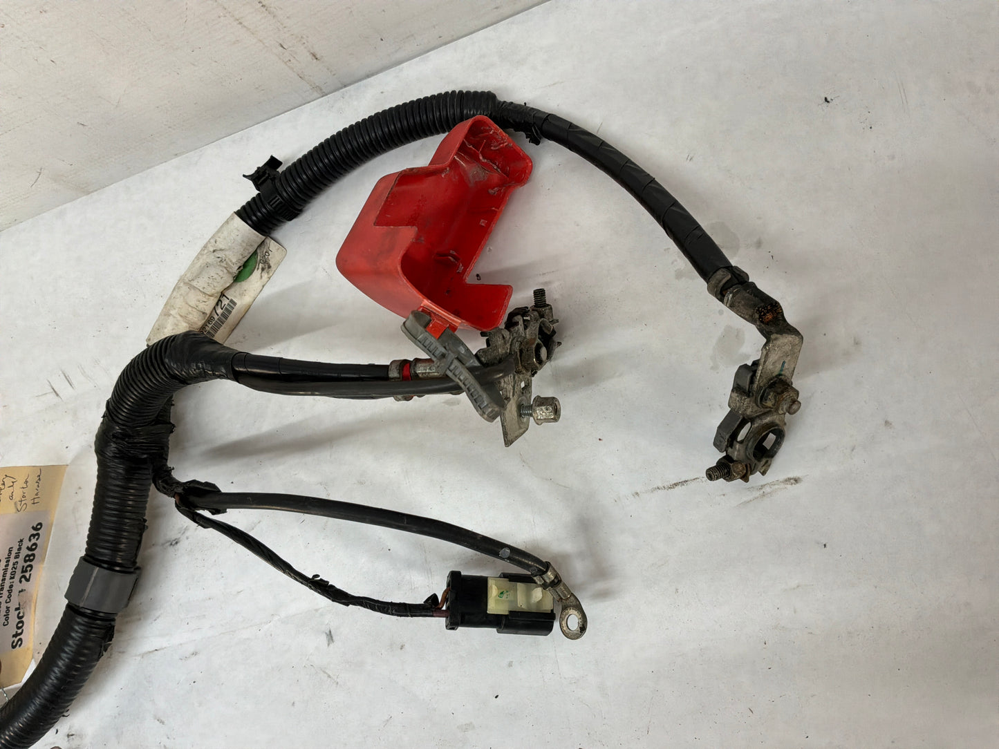 2004 Pontiac GTO Starter Alternator Positive Negative Battery Cable Wire Wiring Harness OEM