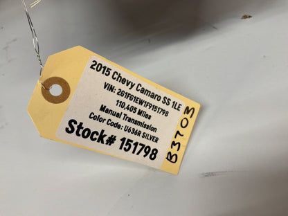 2015 Chevy Camaro SS 1LE LH Driver Rear Interior Quarter Door Trim Panel OEM