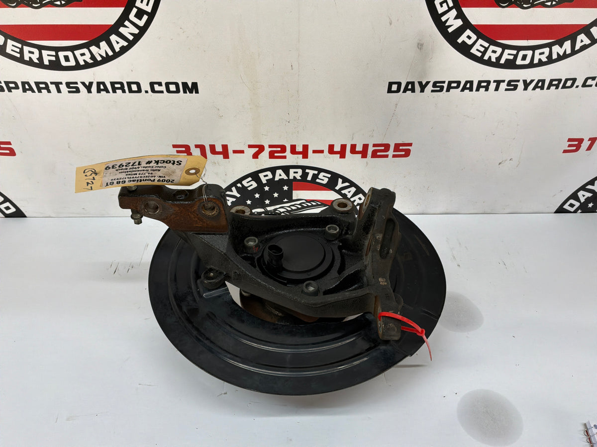 2009 Pontiac G8 GT RH Passenger Front Suspension Spindle Hub Knuckle Wheel Bearing OEM - Day's Parts Yard