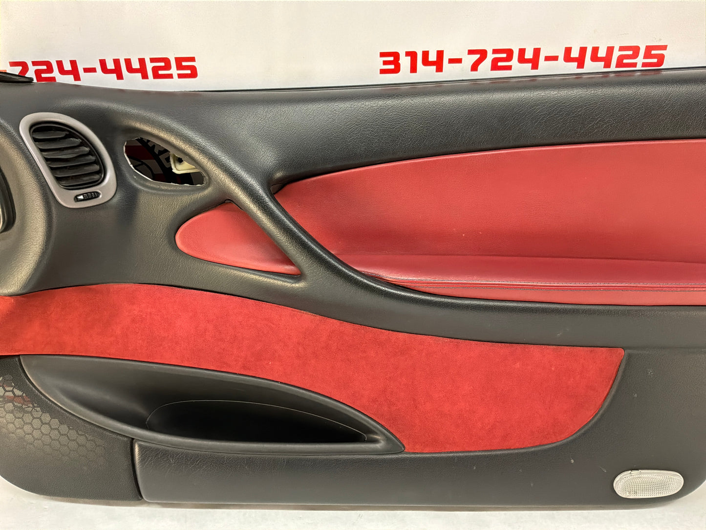 2004 Pontiac GTO RH Passenger Front Interior Door Panel Red OEM
