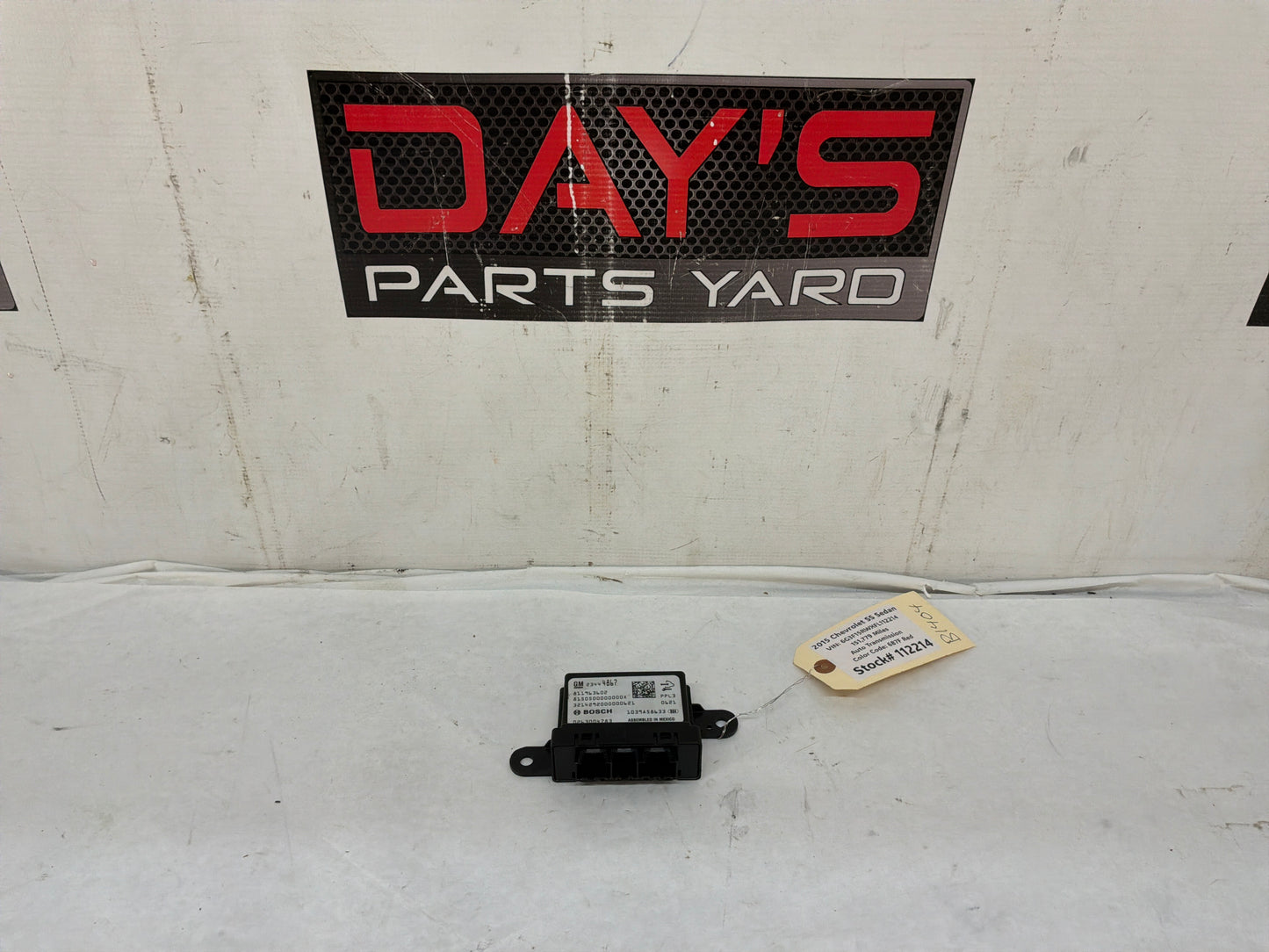 2015 Chevy SS Sedan Parking Assist Control Module OEM