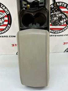 REPICTURE TAKE TRIM OFF AND PUT WITH B4531   2009 Cadillac CTS-V Center Console Armrest Gray Grey OEM - Day's Parts Yard