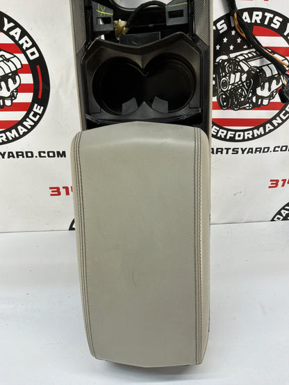 REPICTURE TAKE TRIM OFF AND PUT WITH B4531   2009 Cadillac CTS-V Center Console Armrest Gray Grey OEM - Day's Parts Yard