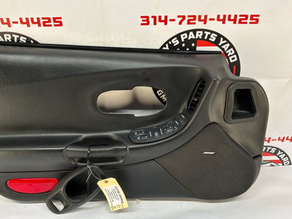 2002 Chevy Corvette Convertible LH Driver Interior Door Panel OEM