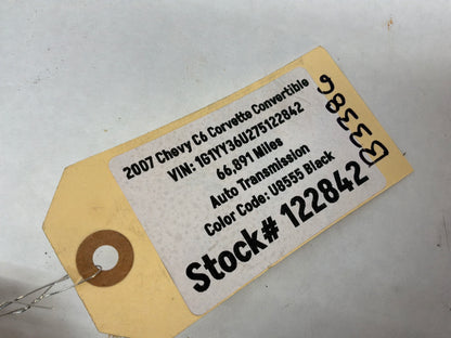 2007 C6 Corvette Convertible High & Low Electric Horn OEM