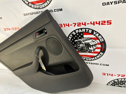 2011 Chevy Caprice PPV LH Driver Rear Interior Door Panel OEM