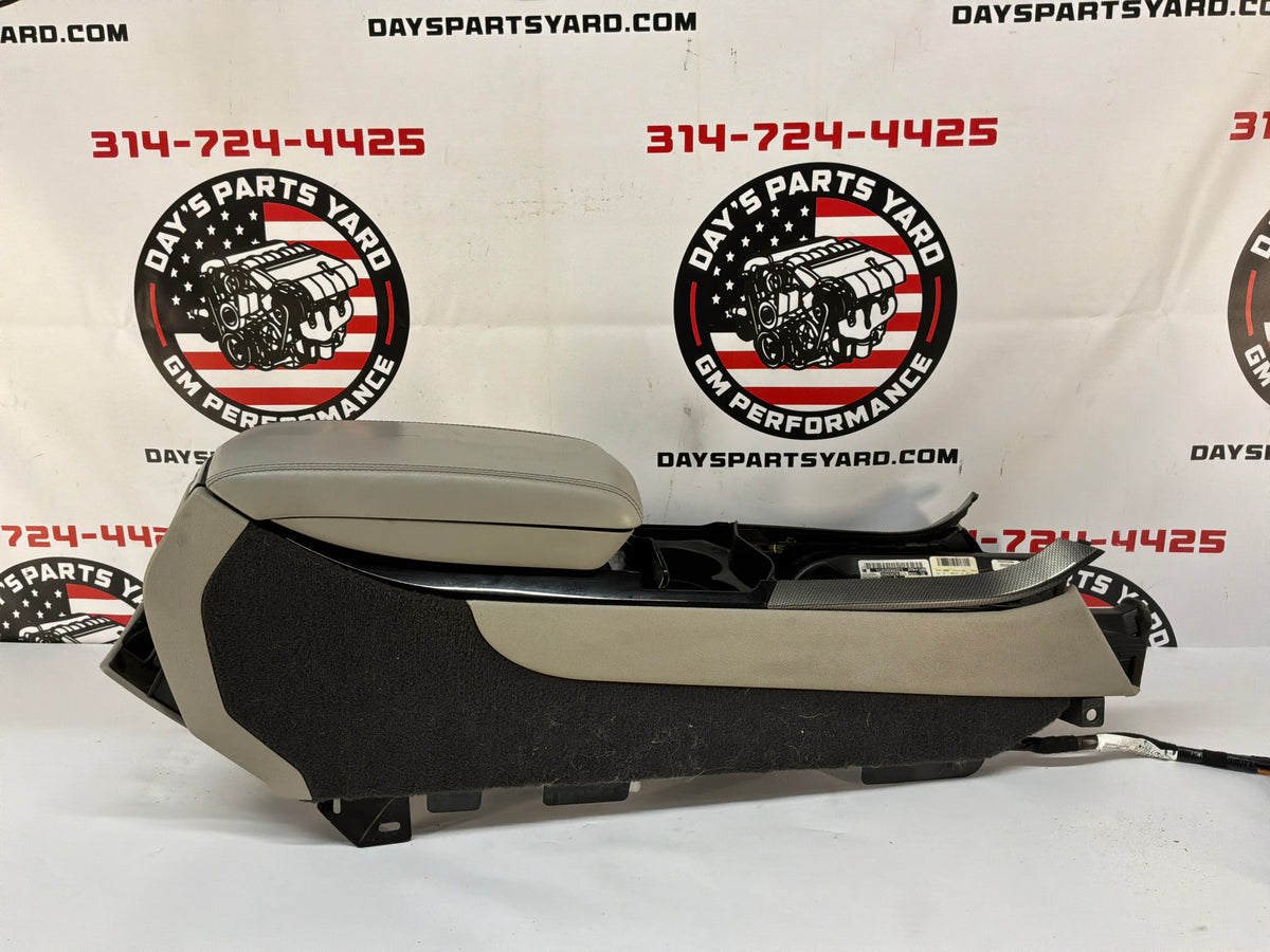 REPICTURE TAKE TRIM OFF AND PUT WITH B4531   2009 Cadillac CTS-V Center Console Armrest Gray Grey OEM - Day's Parts Yard
