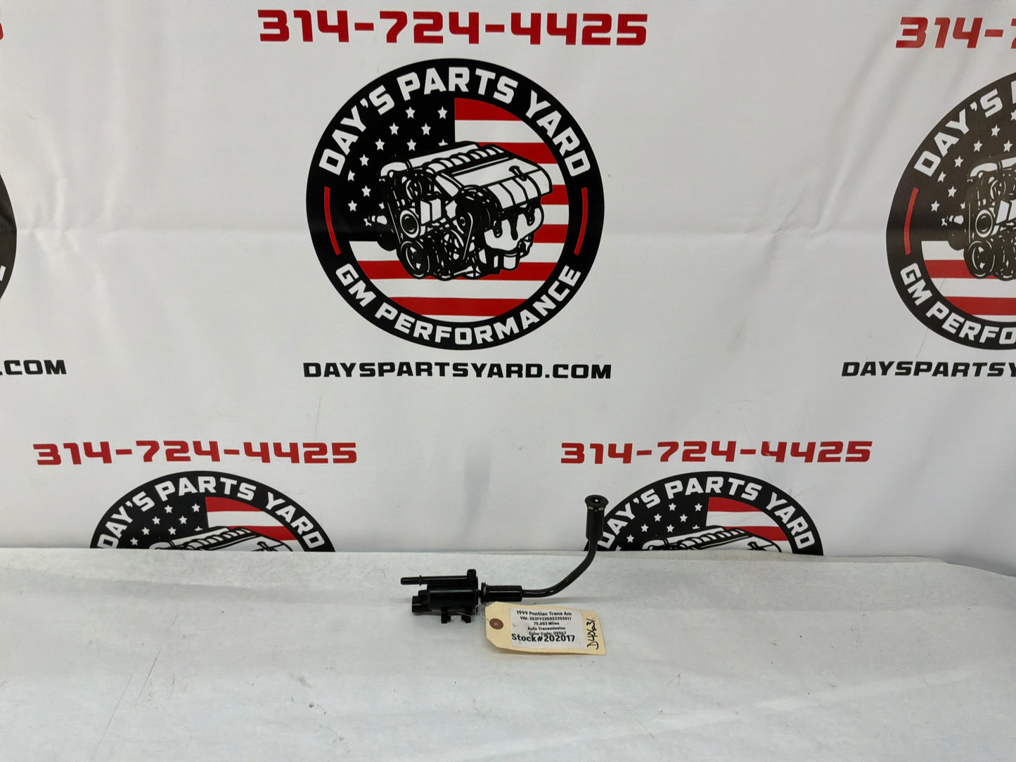 1999 Pontiac Trans Am WS5 Evap Purge Solenoid Valve Hose Tube  OEM