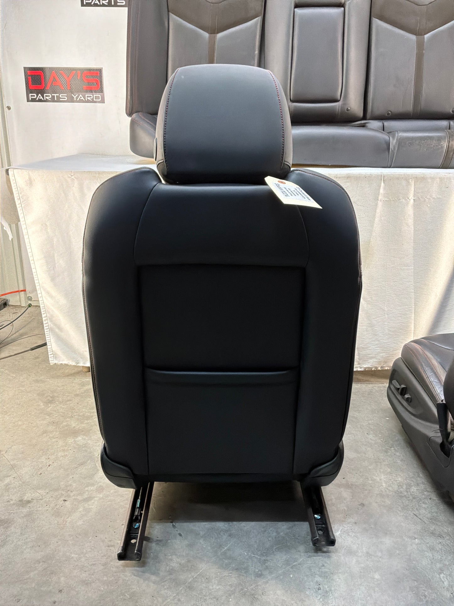 2015 Chevrolet SS Sedan Front and Rear Black Leather Seats OEM