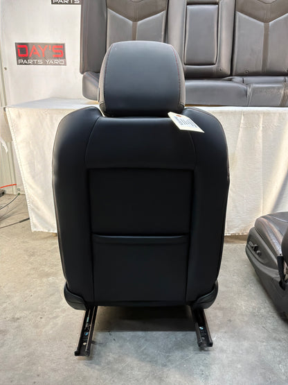 2015 Chevrolet SS Sedan Front and Rear Black Leather Seats OEM