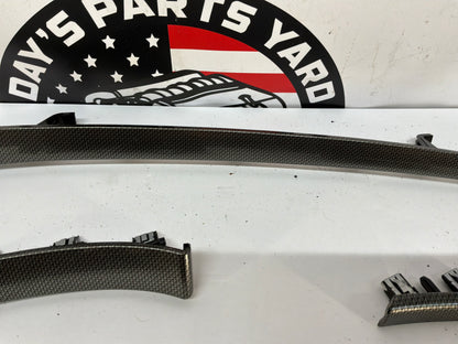REPICTURE W/ TRIM OFF CENTER CONSOLE2009 Cadillac CTS-V Sedan Carbon Fiber Dash Trim Panel Molding Inserts OEM - Day's Parts Yard
