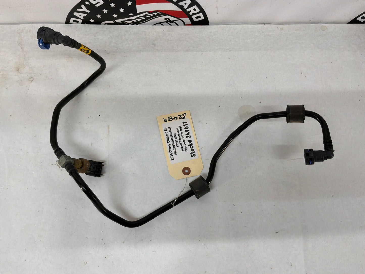 2014 Chevy SS Sedan Fuel Tank Pump Feed Hose Line Pipe Tube OEM