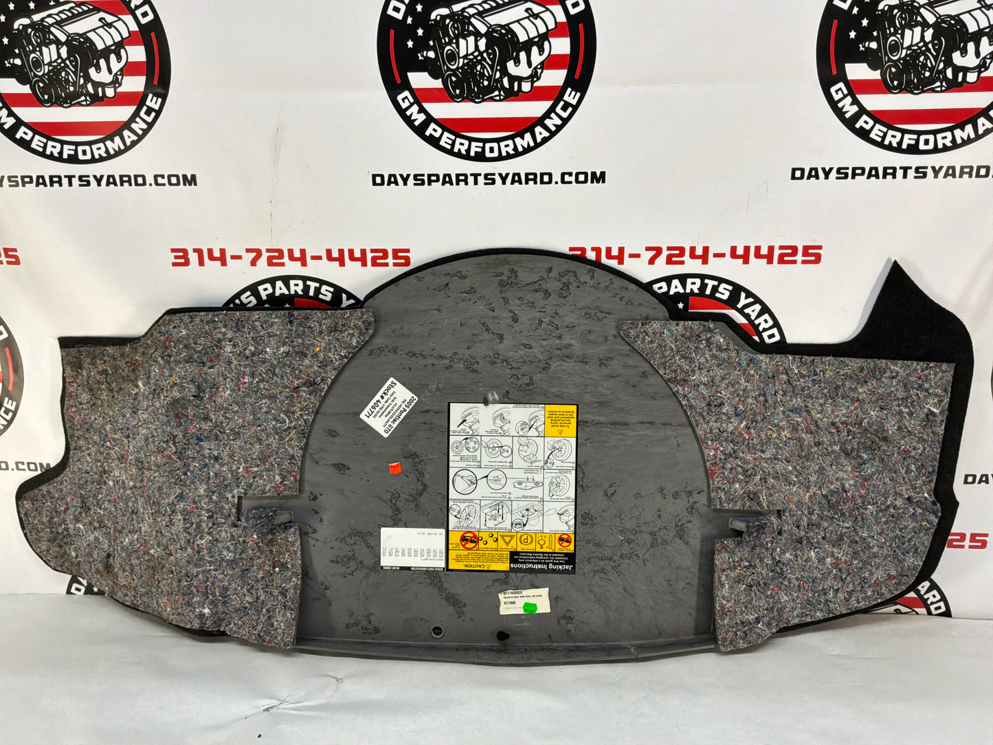 2005 Pontiac GTO Spare Wheel Tire Trunk Cargo Carpet Cargo Cover OEM