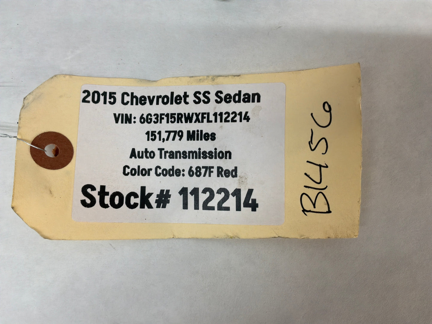 2015 Chevy SS Sedan Rear Bumper Wire Wiring Harness w/Parkin g Assist Alarm Sensor OEM