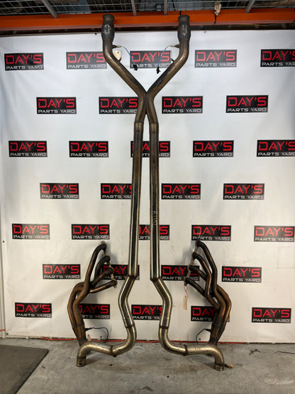 2008-09 Pontiac G8 GT American Racing Long Tube Exhaust Headers w/ Catted X Pipe
