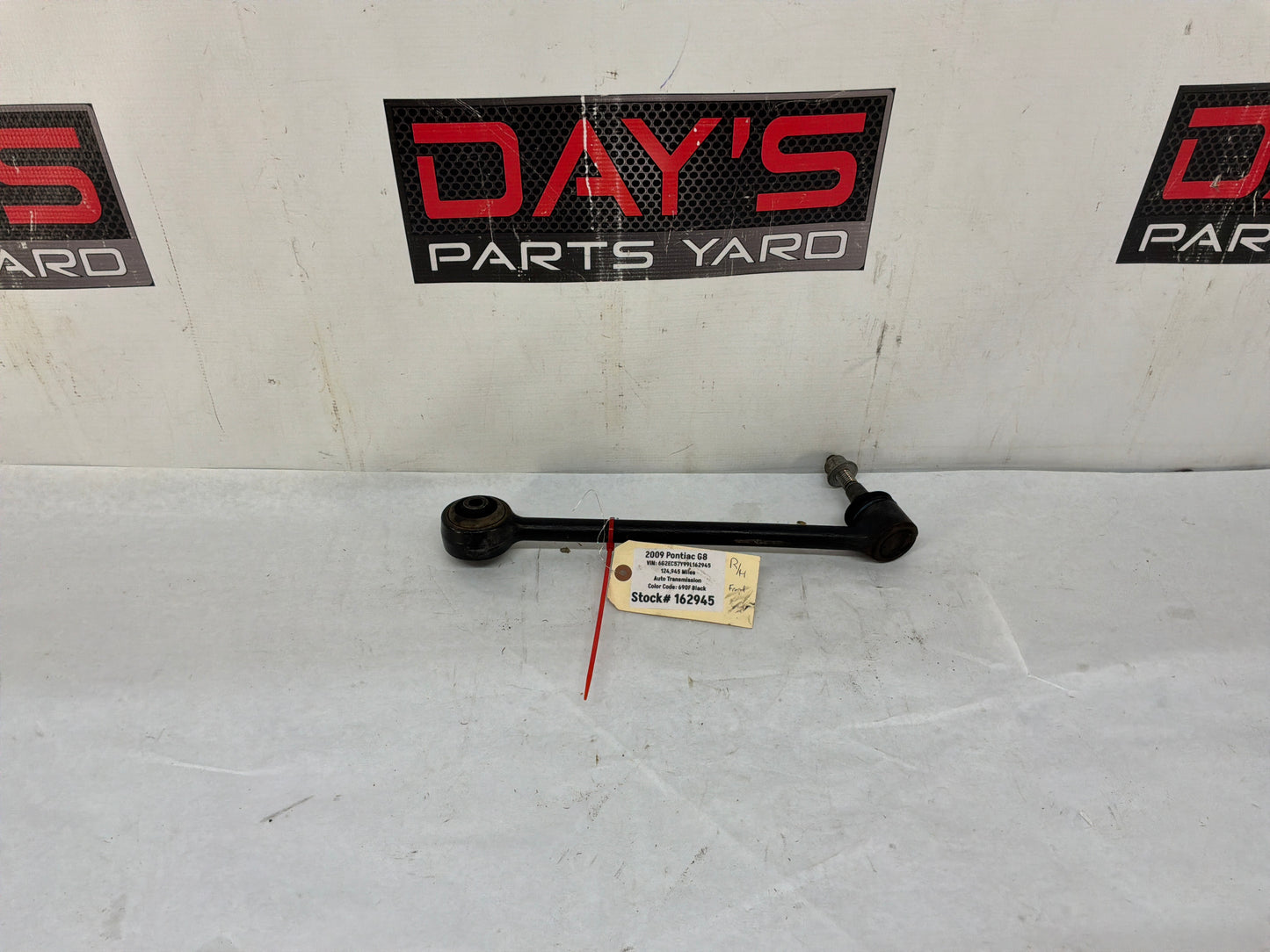 2009 Pontiac G8 GT RH Passenger Front Suspension Lower Rearward Control Arm OEM