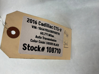 2016 Cadillac CTS-V Rear Bumper Brackets Guides Supports OEM
