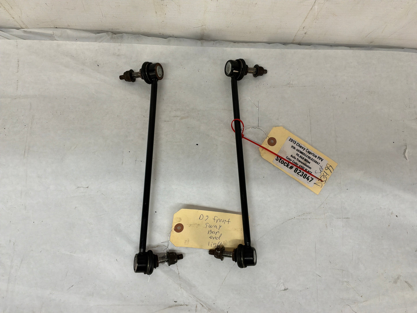 Front sway bar end links - Day's Parts Yard