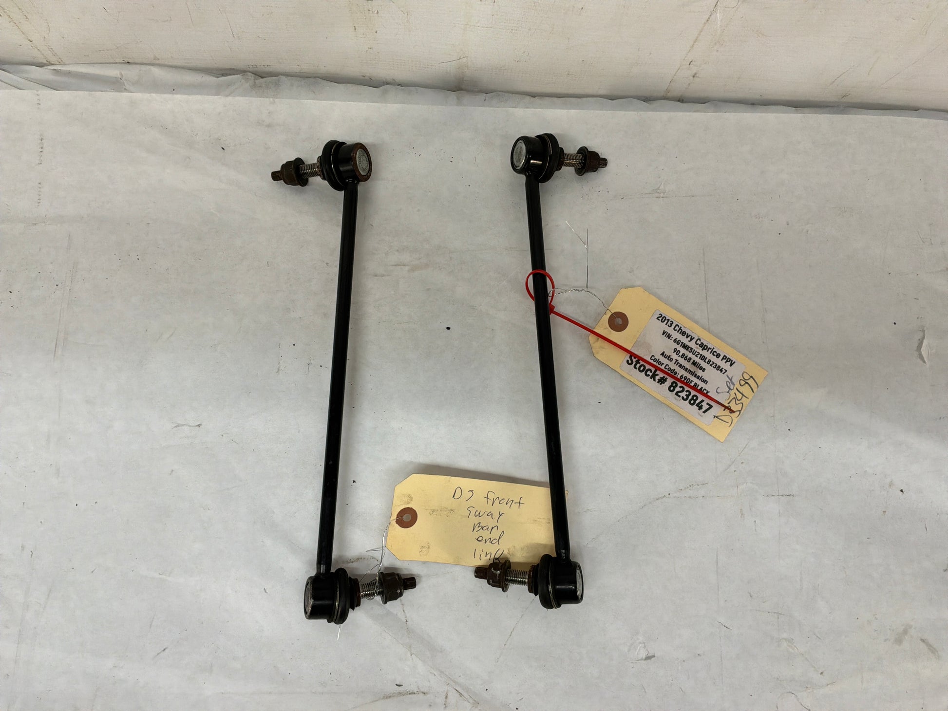 Front sway bar end links - Day's Parts Yard