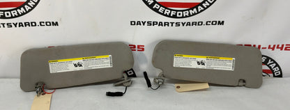 2017 Chevy SS Sedan RH & LH Sunvisors Sun Visors w/ Clips OEM