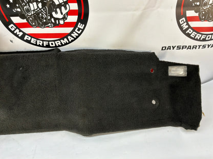 2007 Chevy C6 Corvette Convertible Rear Trunk Carpet Trim Ebony OEM