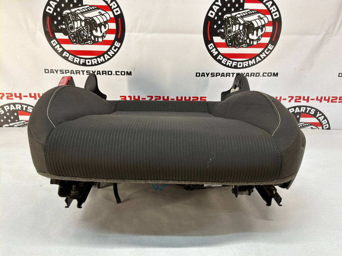 2014 Chevy Camaro LH Driver Front Seat Bottom Black Clothe OEM