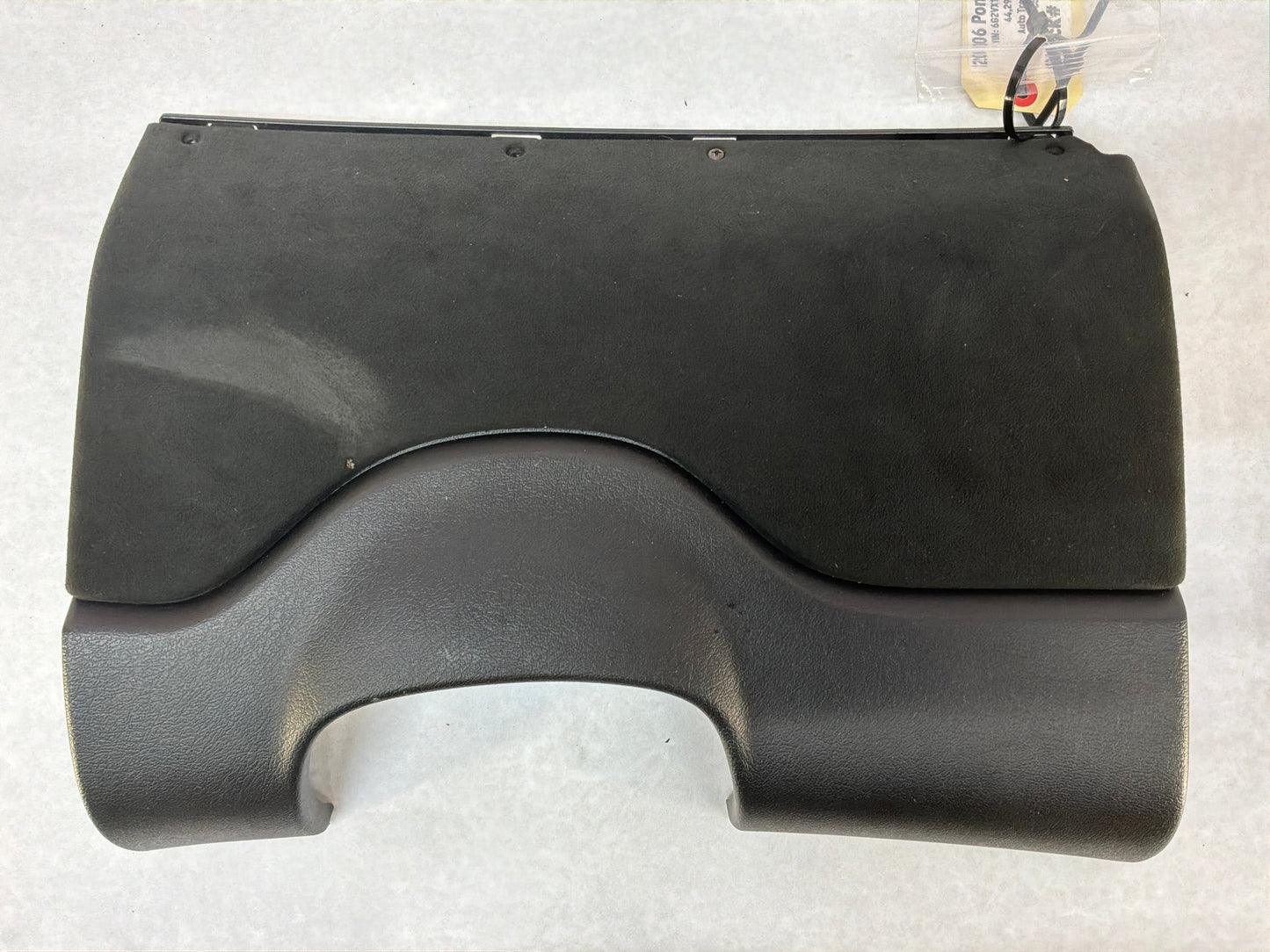 2006 Pontiac GTO Black Suede Lower Dash Knee Bolster Fuse Cover OEM