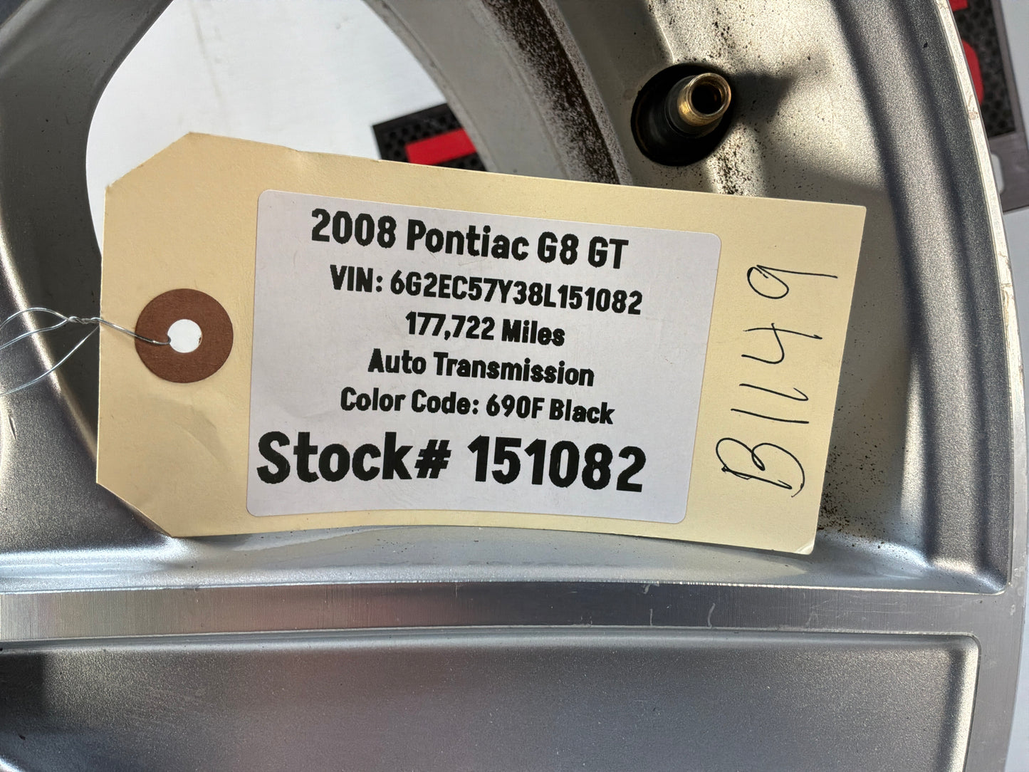 2008 Pontiac G8 GT Factory OEM Wheel 18x8 OEM