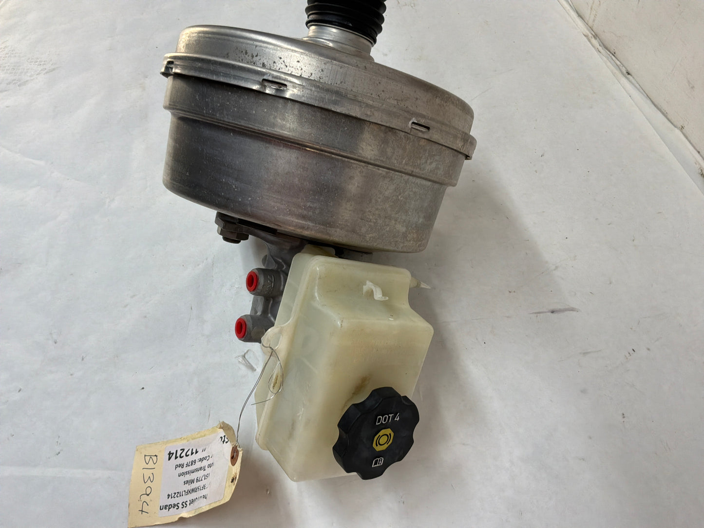 2015 Chevy SS Sedan Brake Booster Master Cylinder and Reservoir OEM